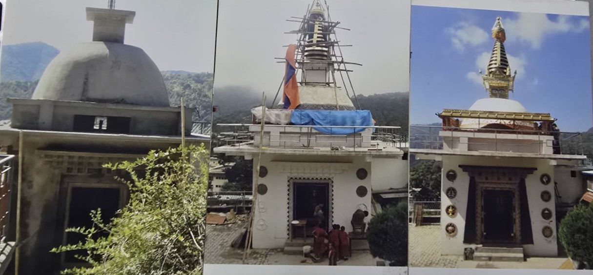 pharphing stupa repousé work